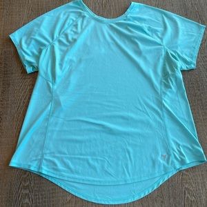 BLUE ATHLETIC TOP